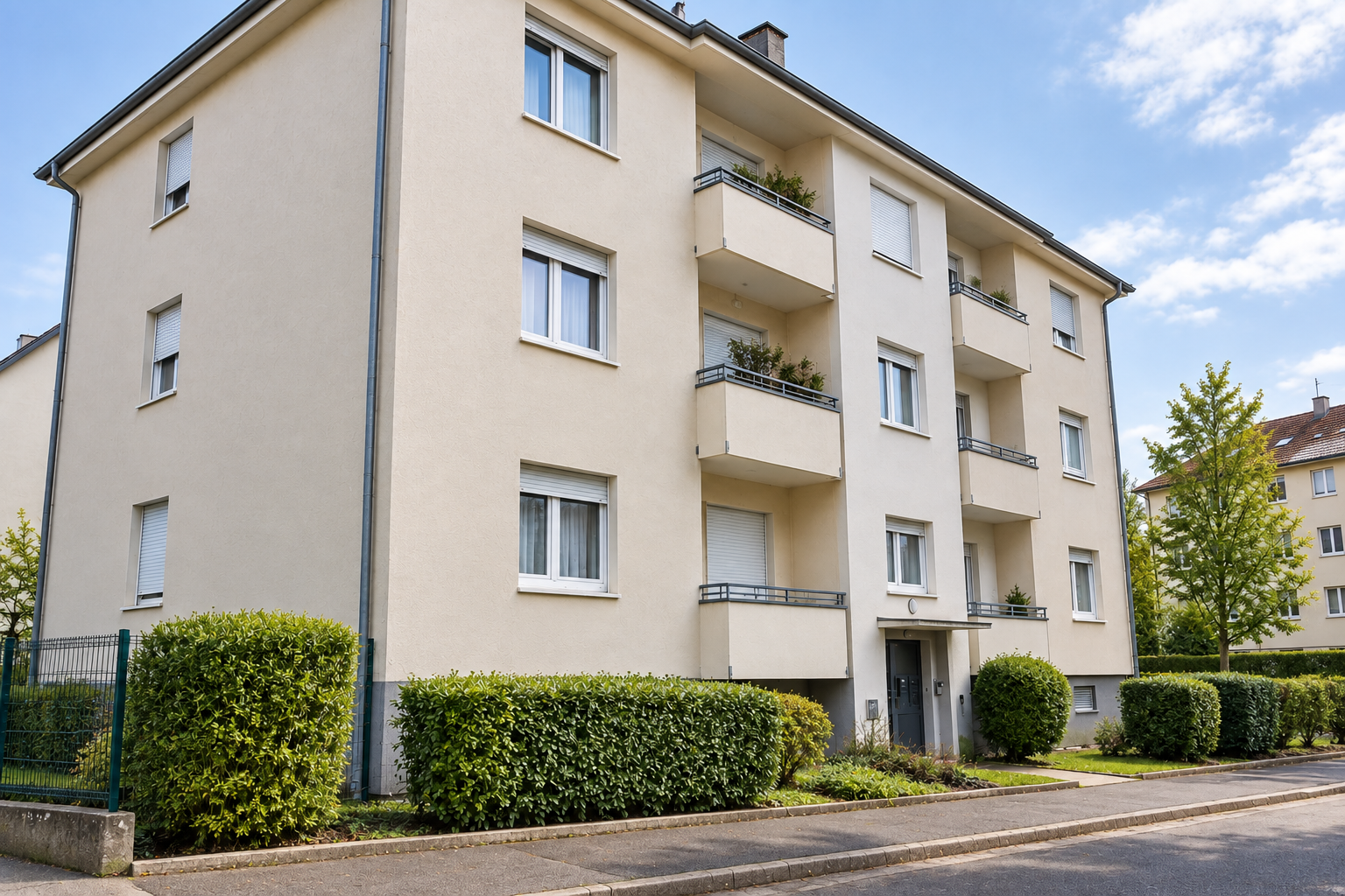 Enduit maxit kingersheim facade 3 — Mavriki Color, Kingersheim
