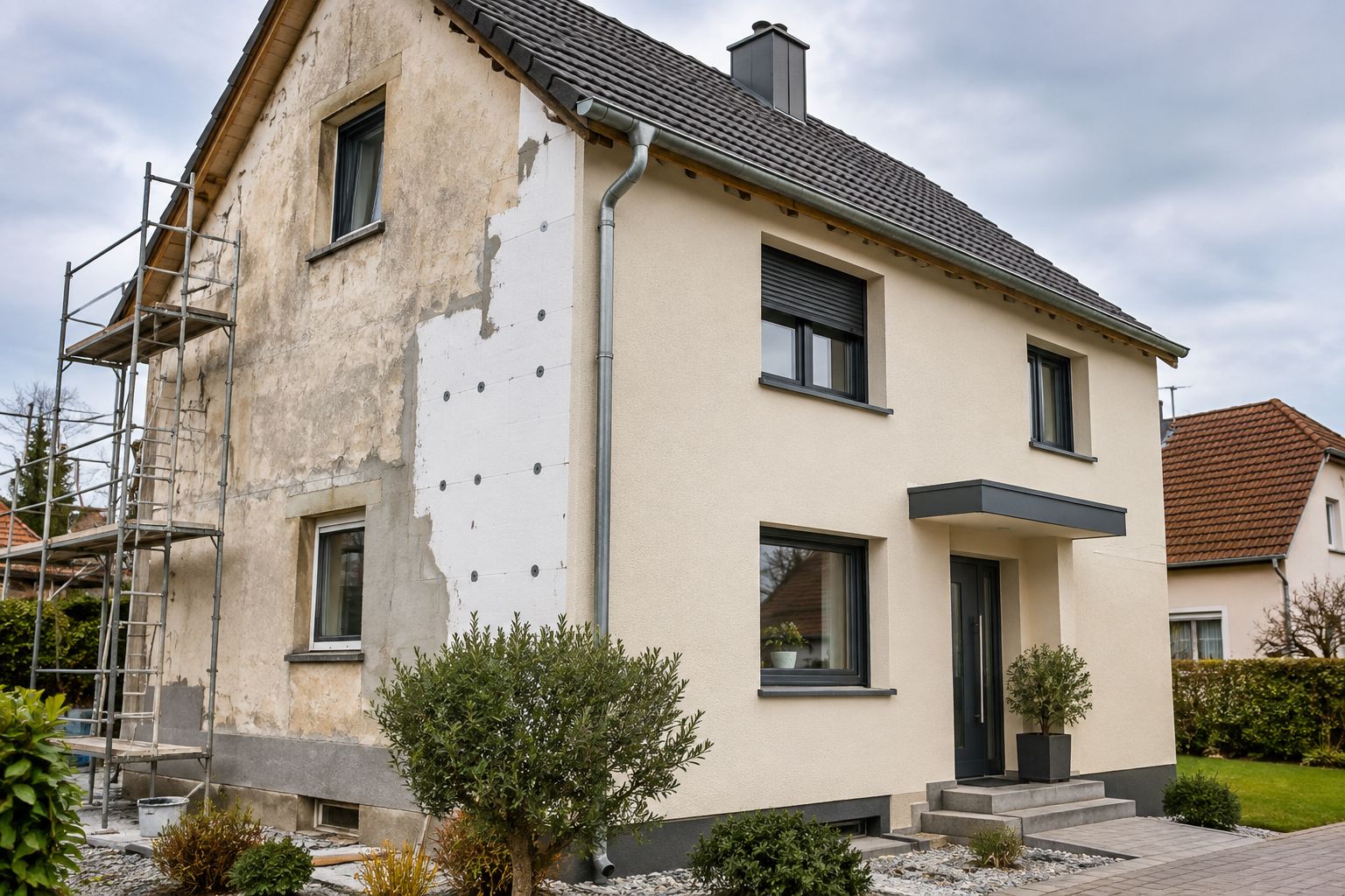 Isolation exterieure kingersheim couleur facade 2 — Mavriki Color, Kingersheim