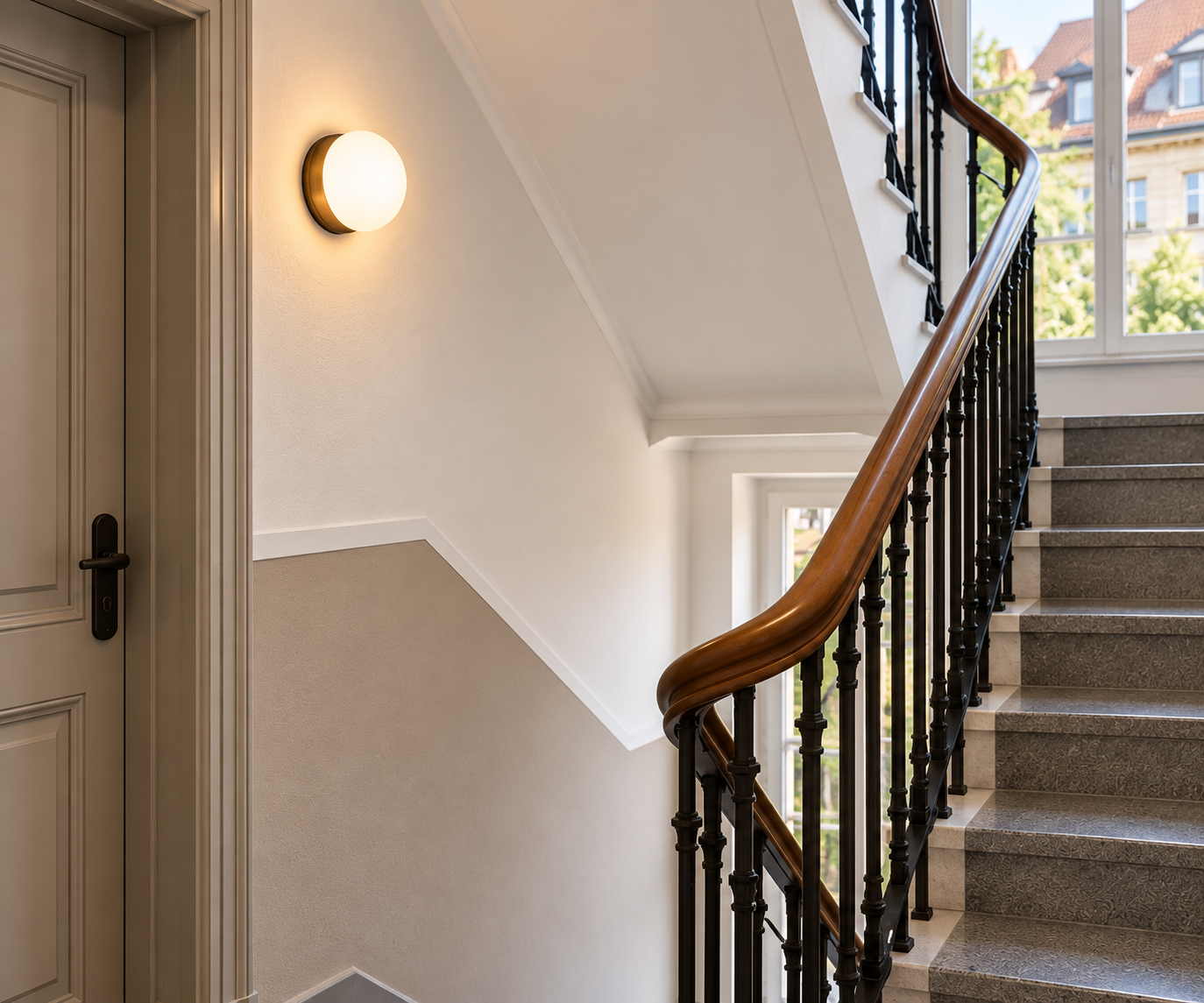 Peinture cage escalier mulhouse 2 — Mavriki Color, Mulhouse