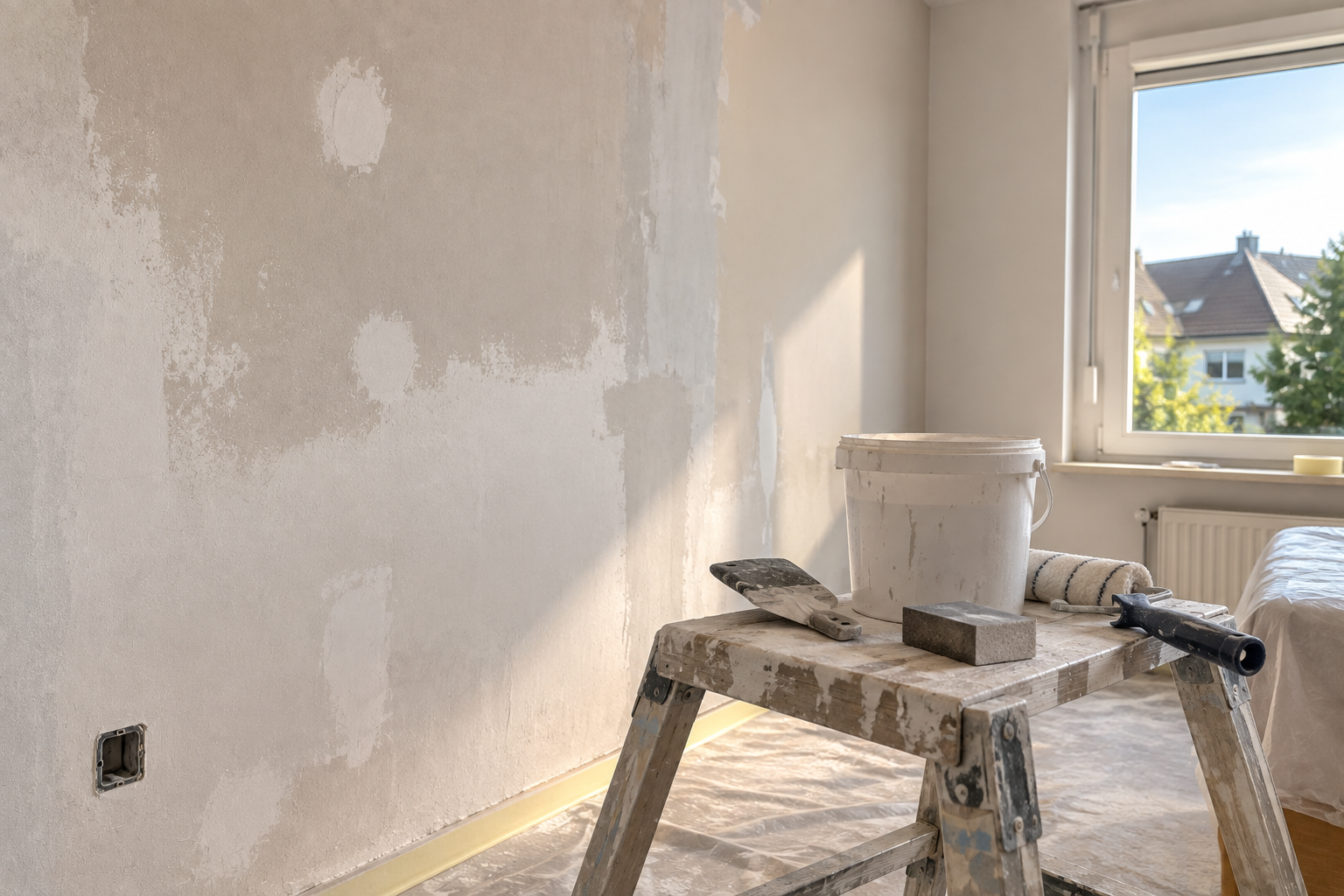 Peinture illzach chambre humide 2 — Mavriki Color, Illzach