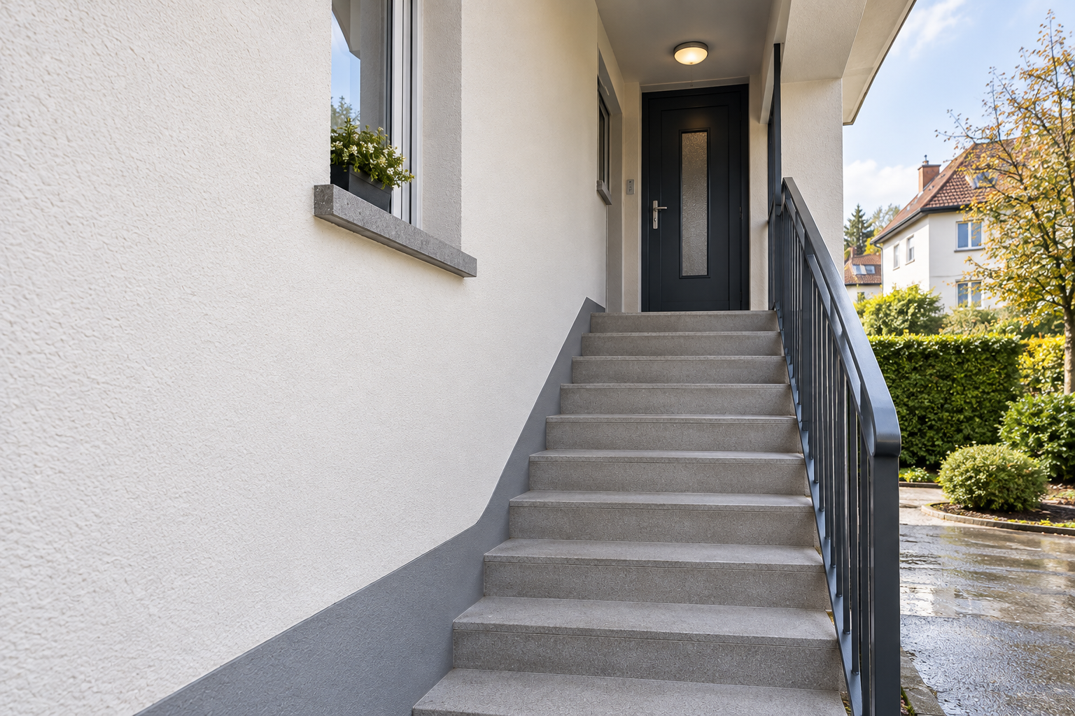 Peinture riedisheim cage escalier 3 — Mavriki Color, Riedisheim