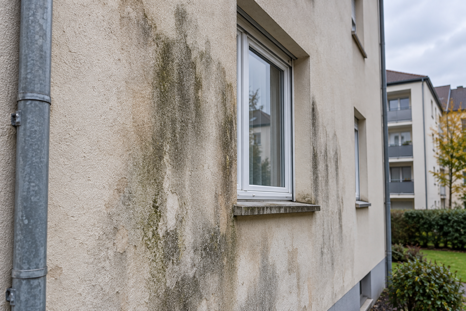 Peinture wittenheim facade humidite 2 — Mavriki Color, Wittenheim
