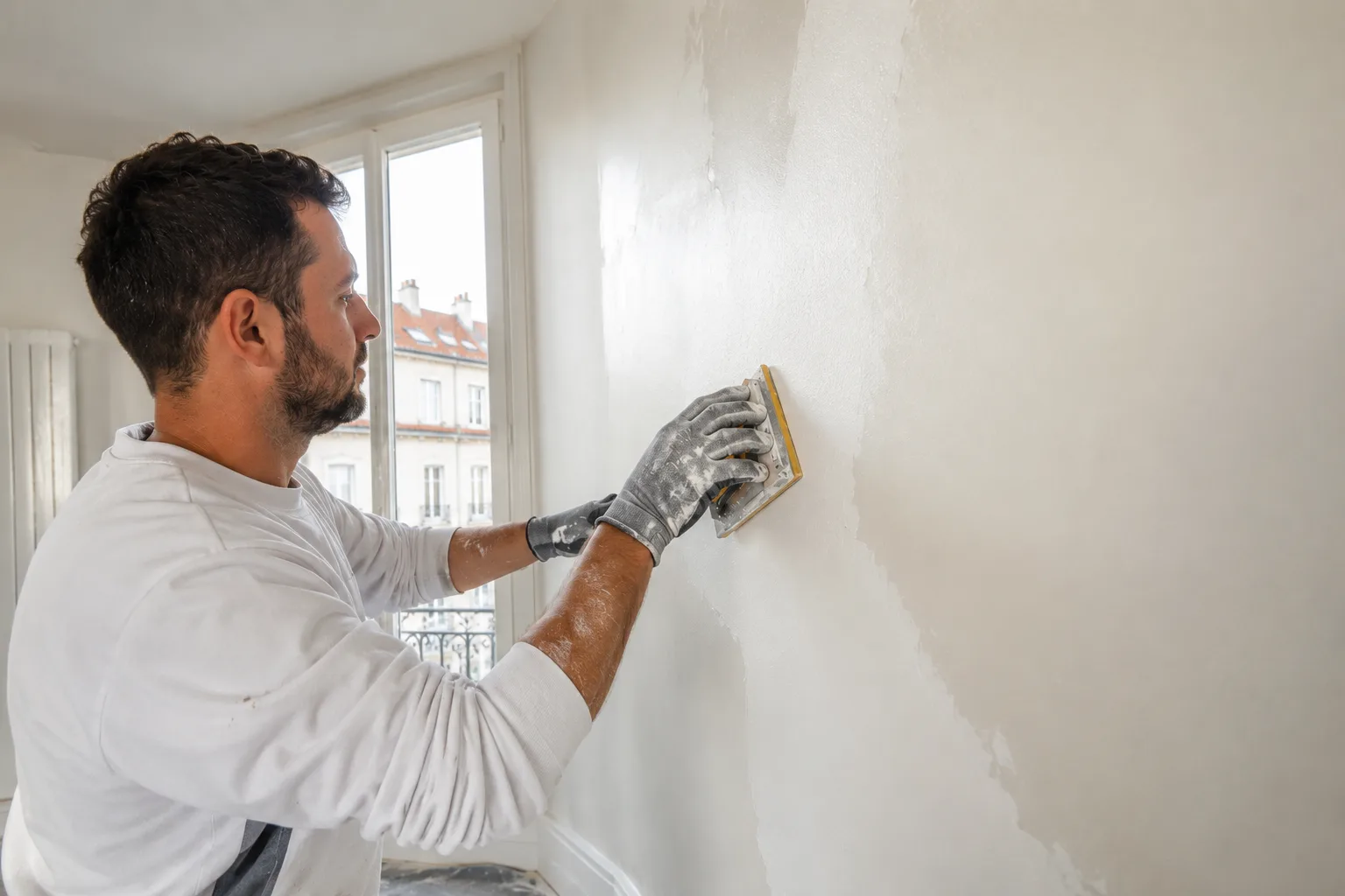 Preparation supports murs interieurs mulhouse 3 — Mavriki Color, Mulhouse